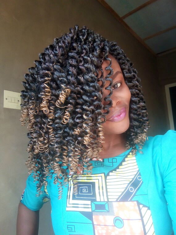 Crochet Wig Braided Hair Twist Out Etsy