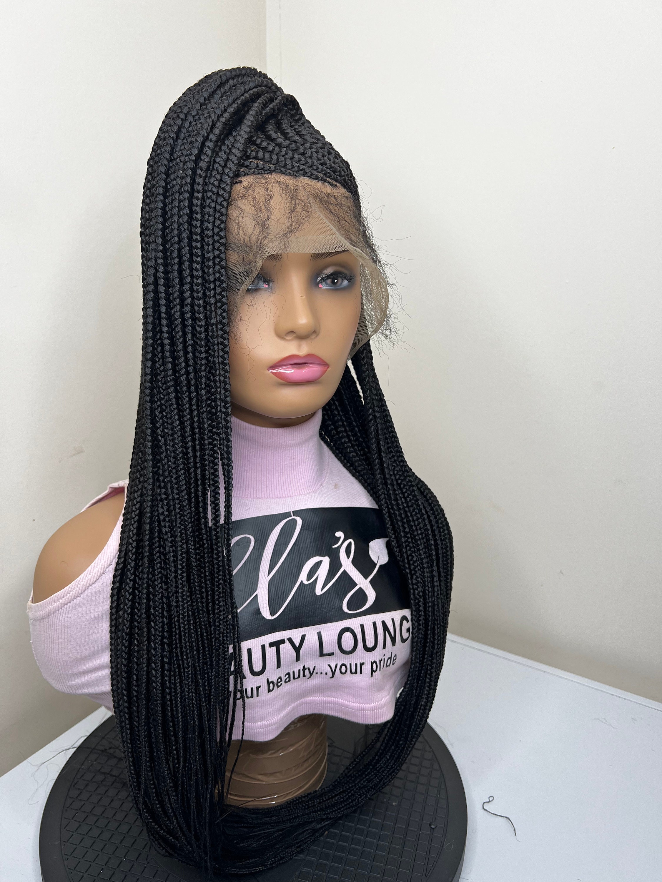 discount coupons READY : TO 13x4 SHIP Black Lace Brinbea Wigs Cornrow full  Braided Lace .com wig 
