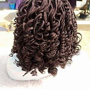 Box Braid Wig With Curly Ends - Etsy