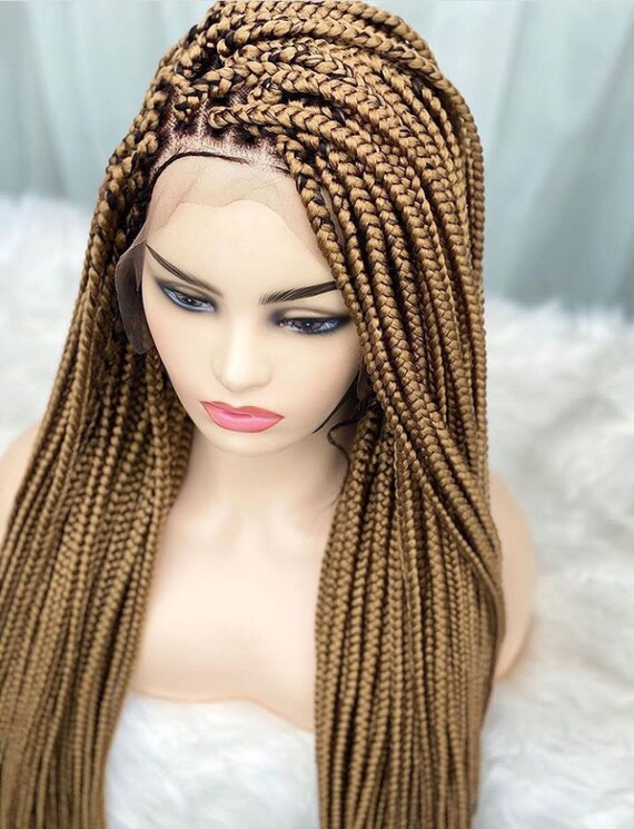 Full Lace Box Braided Wig Etsy