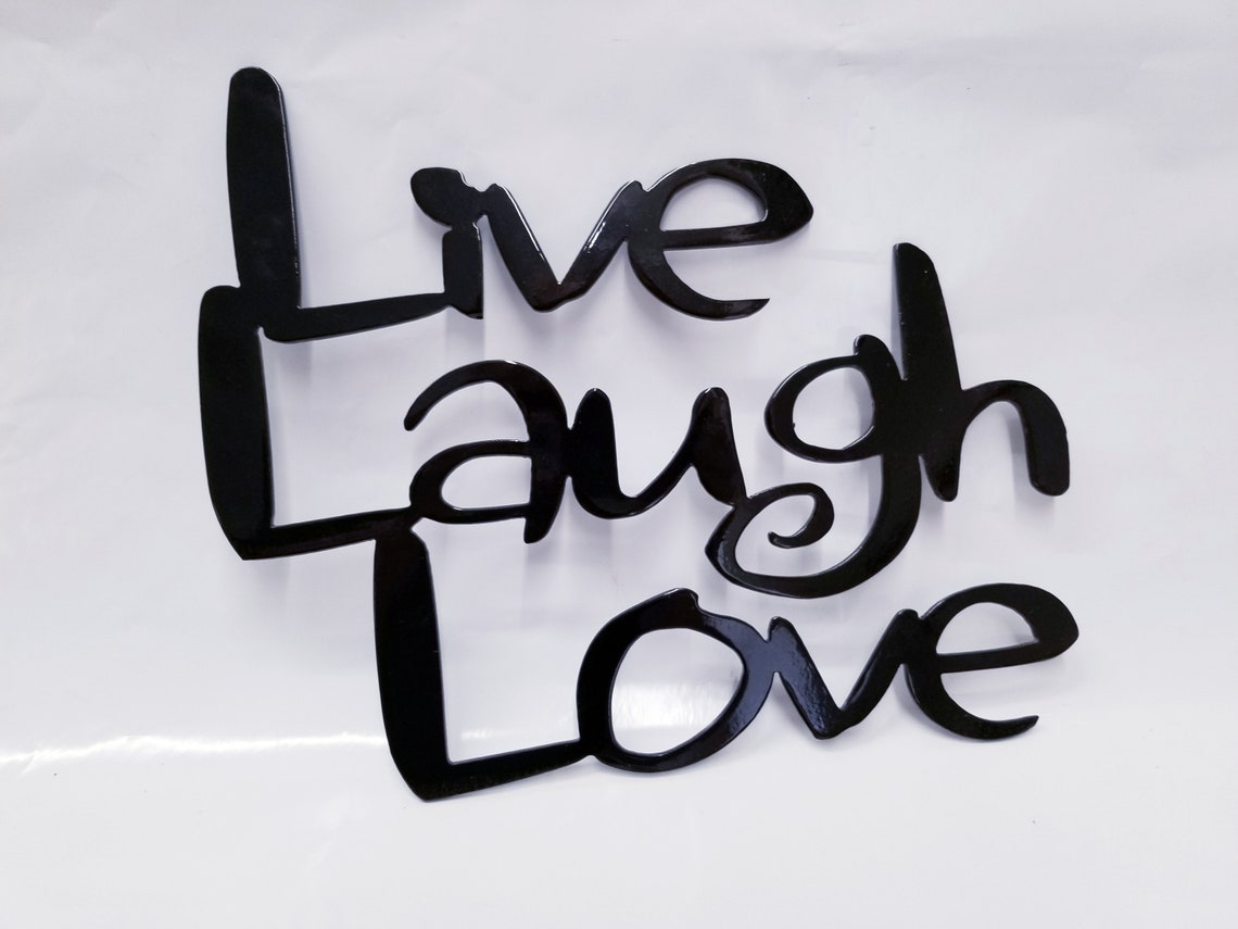 Live Laugh Love Metal Sign Wall Art Wall Decor Metal Wall Etsy