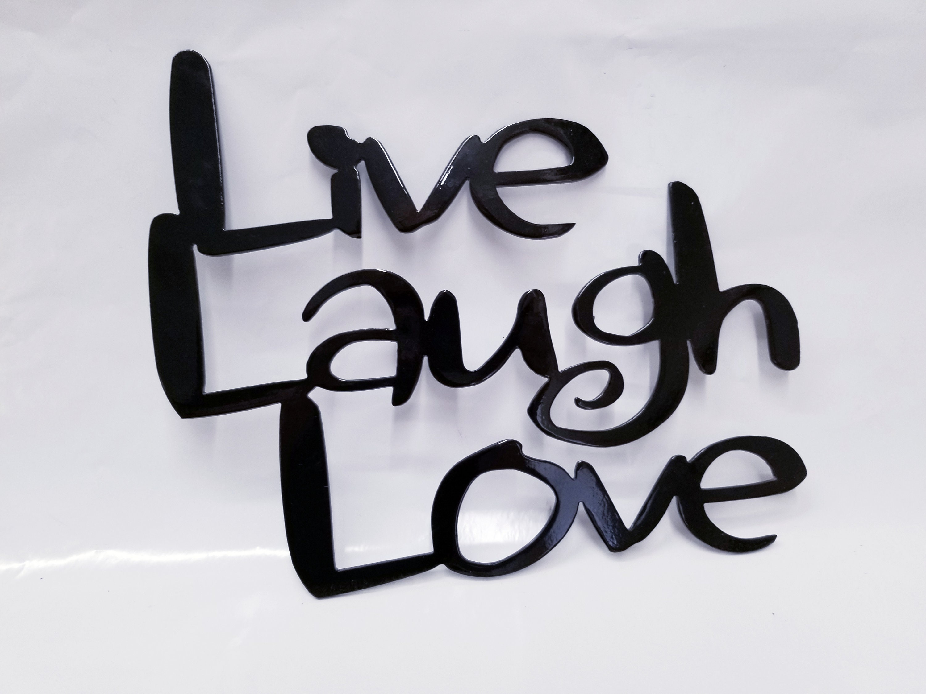Live Laugh Love Metal Sign Wall Art Wall Decor Metal Wall Etsy