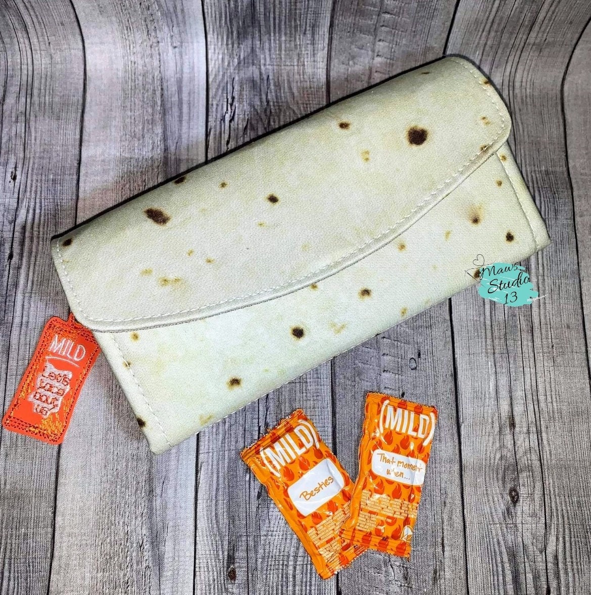 FMD Embroidered Taco Money Pouch