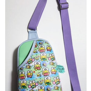 Cute Frog Crossbody Sling Bag