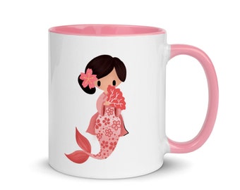 Mermaid of Japan Mug - Pink