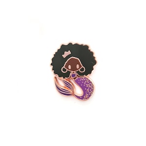 Pin de esmalte duro de Black America, Black Lives Matter, afroamericano, sirenas del mundo #blacklivesmatter