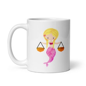 Libra Zodiac Mermaid - Mug