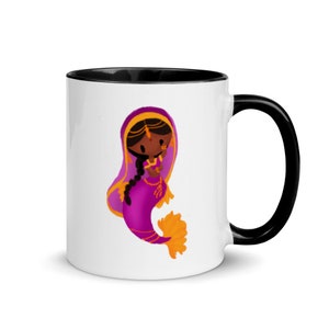Meerjungfrau von Indien Tasse - Schwarz