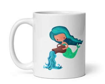 Aquarius Zodiac Mermaid - Mug