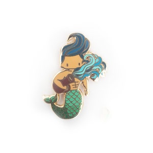 Aquarius Zodiac Merman - Mini Pin de esmalte
