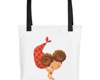 Aries Zodiac Mermaid Tote bag