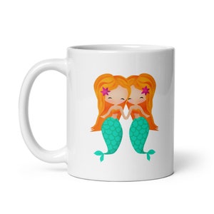 Zwilling Sternzeichen Meerjungfrau - Tasse