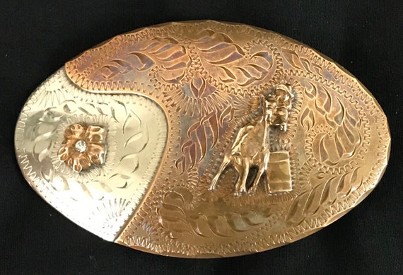 barrel racing belt buckle