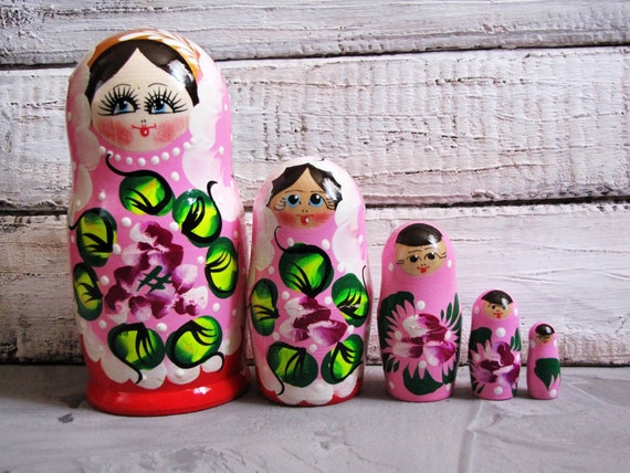 russian nesting dolls etsy