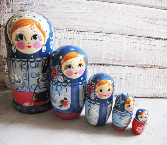 russian nesting dolls etsy