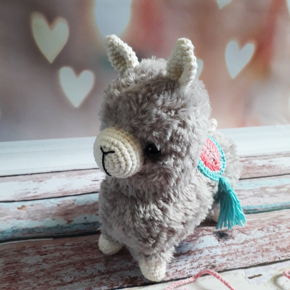 Lama crochet toy Amigurumi llama plush toy Stuffed alpaca Etsy