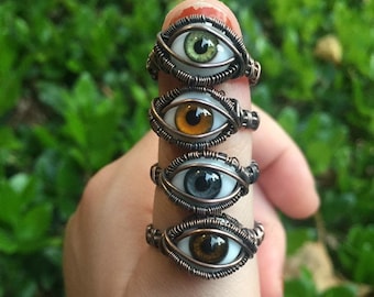 Vintage Eyeball Ring Deals, 55% OFF 