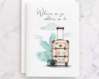 Travel Love Card – Anniversary Gift for Him (Digital PDF)