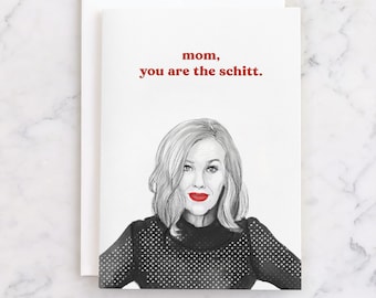 PRINTABLE Funny Schitts Creek Card for Mothers Day - Birthday Card for Mom INSTANT DOWNLOAD | Bébé