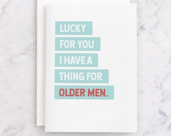 PRINTABLE Funny Birthday Card for Him - Card for Husband - Card for Boyfriend INSTANT DOWNLOAD | Older Men