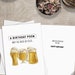 PRINTABLE Beer Birthday Card for Him INSTANT DOWNLOAD Cold Beer ...
