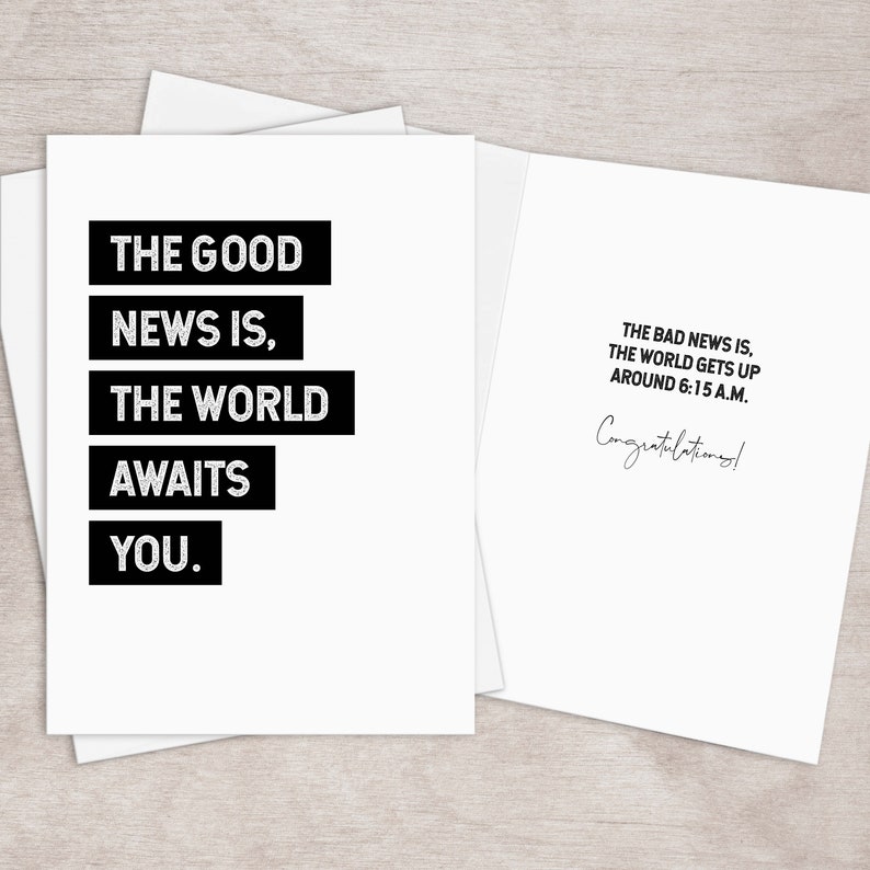 PRINTABLE Humorous Commencement Card for Graduate Instantaneous Obtain // Awaits graphic relating to Free Printable Funny Graduation Cards known as PRINTABLE Amusing Commencement Card for Graduate Fast Obtain // Awaits