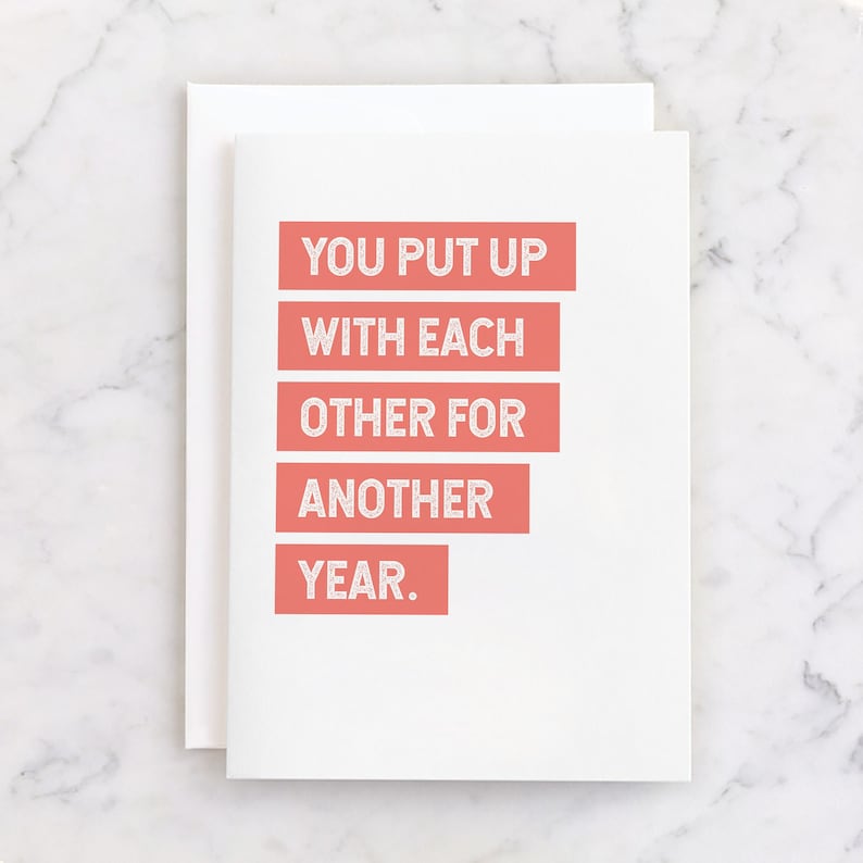 PRINTABLE Funny Anniversary Card for Parents INSTANT DOWNLOAD | Another ...