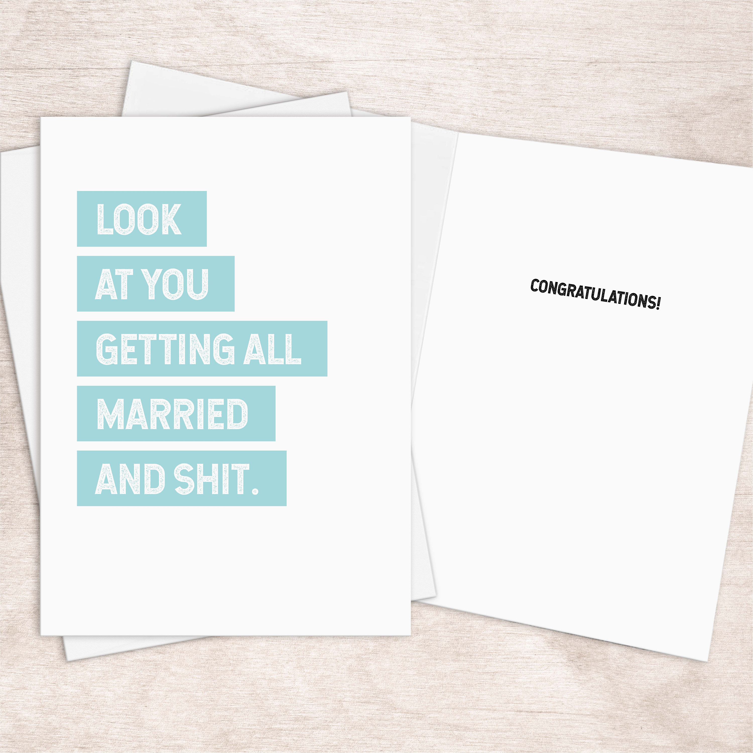 PRINTABLE Wedding Card for Bridal Shower INSTANT DOWNLOAD All Married ...