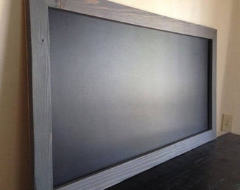 18"x48" Large Chalkboard MAGNETIC, Large Menu Board, Rustic Wedding Chalkboard, Menu Chalkboard, Pregnancy Chalkboard, ChalkBoard