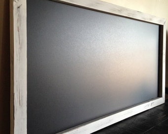 Framed Chalkboard, Large Rustic Chalkboard 12"x24", Framed Kitchen Chalkboard, Rustic Frame, Wood Frame Chalkboard, Wedding Chalkboard