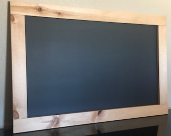 24x36" Large MAGNETIC Chalkboard, Farmhouse Chalkboard, Wedding Chalkboard, Framed Chalkboard, Menu Chalkboard, Rustic Frame, Chalk Board