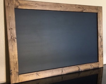 24x36" Large Chalkboard, Farmhouse Chalkboard, Wedding Chalkboard, Framed Chalkboard, Menu Chalkboard, Rustic Frame, Chalk Board