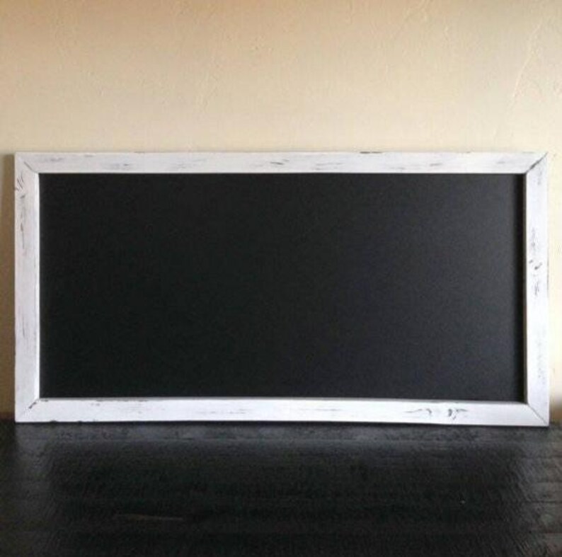 18"x36" Large Chalkboard, Large Menu Board, Wedding Chalkboard, Large Rustic Chalkboard, Menu Chalkboard, Pregnancy Chalkboard, Chalk Board Bild 3