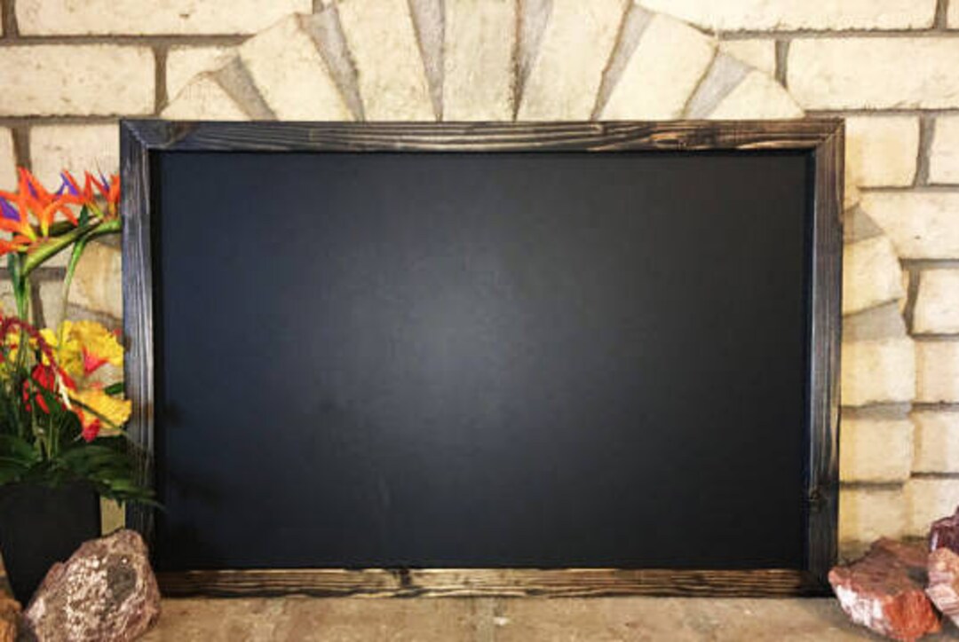Large Chalkboard 24x36 Big Chalkboard, Kitchen Chalkboard, Rustic Wood