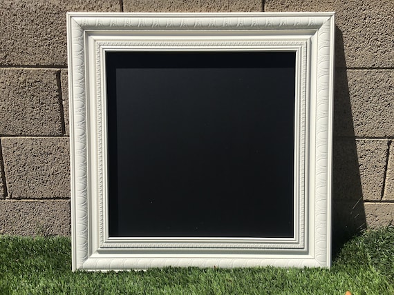 Framed Decorative Chalkboard 24x24 Large Chalkboard Etsy