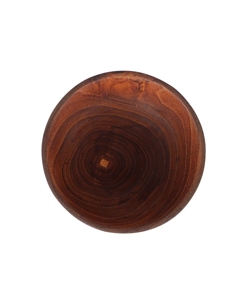 Wooden Rice Bowl chico Hand Finished in White Paint and Etsy