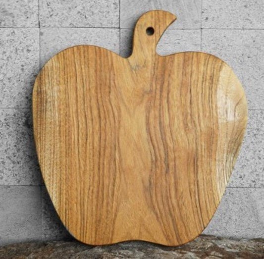 Wooden Apple Board, Wood Cutting Board