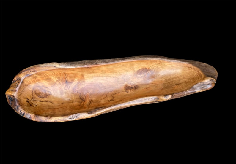 Beautiful Large Wooden Serving Bowl Handcrafted From the Etsy