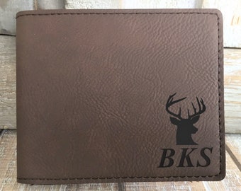 Men Women Western Rodeo Wallet Deer Buck Hunting Camo Studs Pick Color