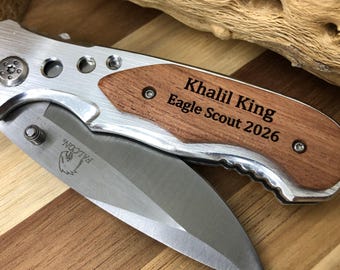 Personalized Engraved Knife: Boy Scout, Eagle Scout