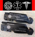 Personalized EMT Firefighter Pocket Knife: Star of Life Gift