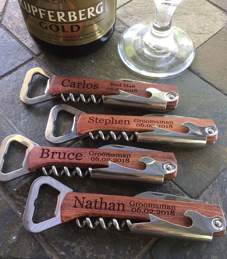 Birthday Party Favors for Adults Engraved Bottle Openers Etsy