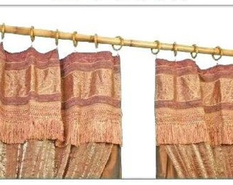 Bamboo Curtain Rods Etsy