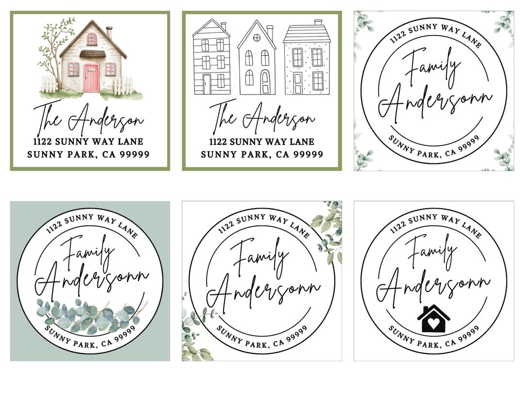 Return Labels/return Address Labels/custom Labels/custom Address Labels ...