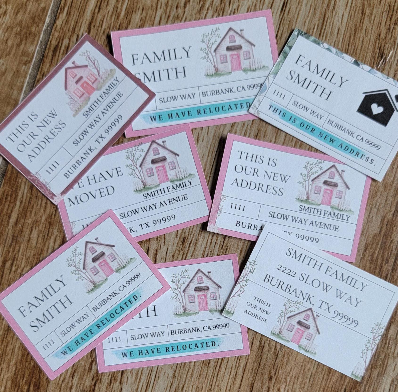 Location Change Label Moving Custom Labels/address Change Labels/ Our New Address Stickers ...