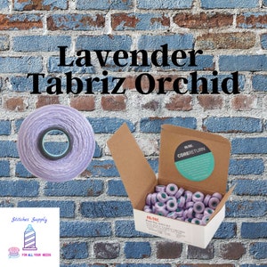 Lavender Colored Machine Embroidery Bobbins, Tabriz Orchid Fil-Tec Magnetic Bobbins Made in USA, Style L: fits Brother & Baby Lock Machines