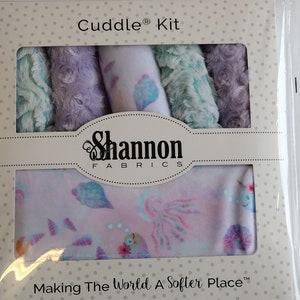 Crazy 8 True Blue Shannon Fabrics Cuddle Minky Quilt Kit – Quilting Fabric  Supplier