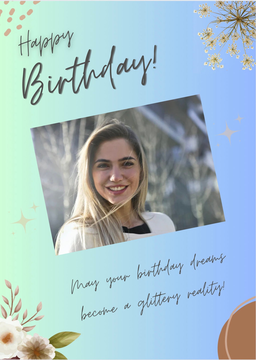 Customizable Birthday Card Printable - Etsy