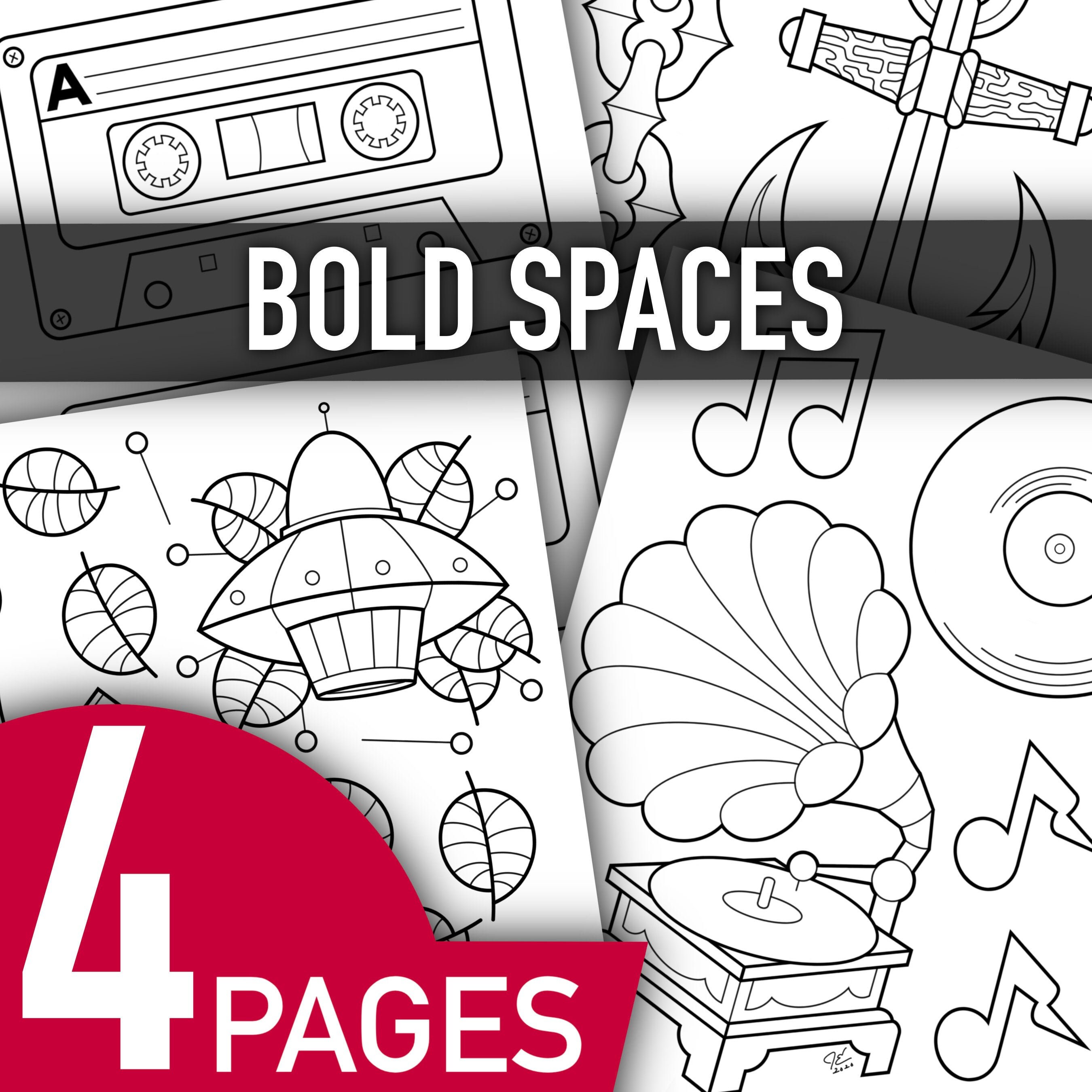 10 Bold Coloring Pages Printable for Creative Fun