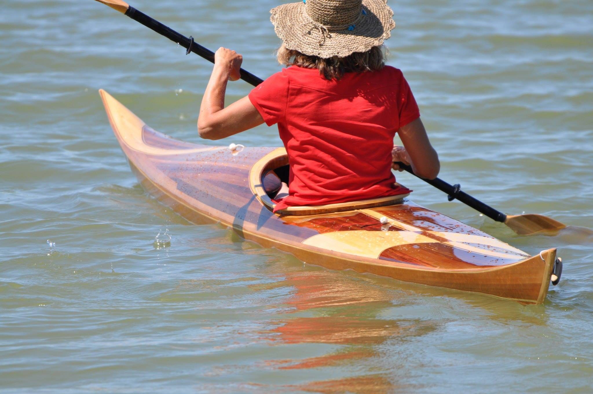 Handcrafted Cedar Woodstrip Kayak | Etsy Canada